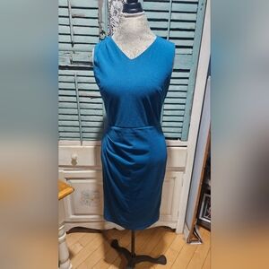 Grace Karin Teal Midi Dress